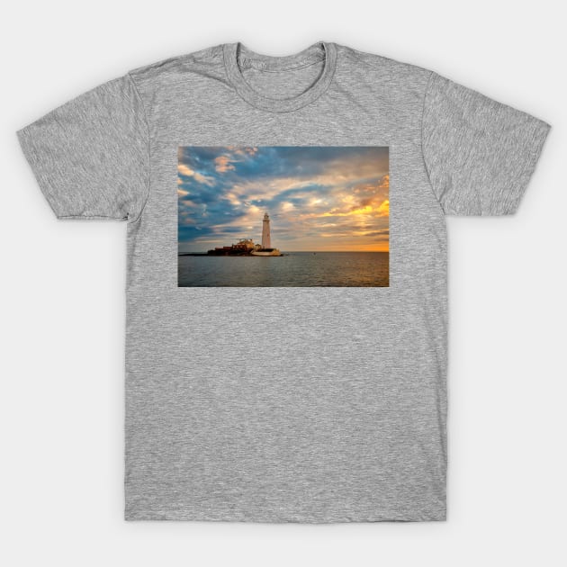 September Sunrise at St Mary's T-Shirt by Violaman